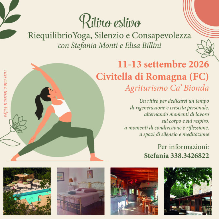 Ritiro estivo settembre 2026